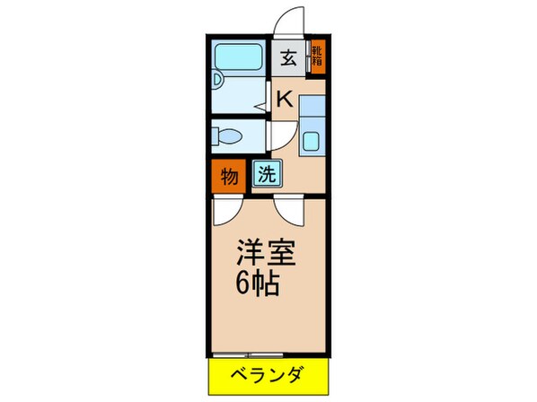 ライズワン平井の物件間取画像